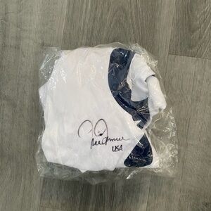 Nike White Dri-Fit Top with Mia Hamms Signature on it!!